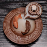 Porte Encens Couple de Poissons