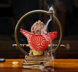 porte encens singe roi