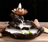 Porte encens cascade japonaise